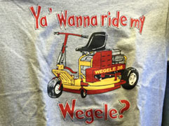 Shirt Front - Ya wanna ride my Webele? 